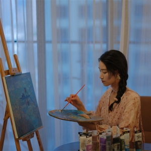 贵阳油画&茶空间： 喝茶10年 余生爱茶